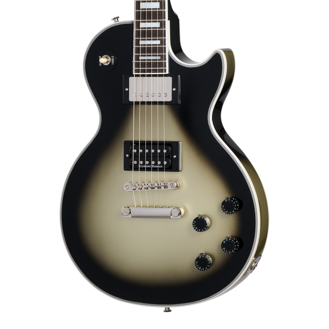 Epiphone Adam Jones 1979 Les Paul Custom, Antique Silverburst Electric Guitar Epiphone