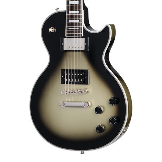 Epiphone Adam Jones 1979 Les Paul Custom, Antique Silverburst Electric Guitar Epiphone