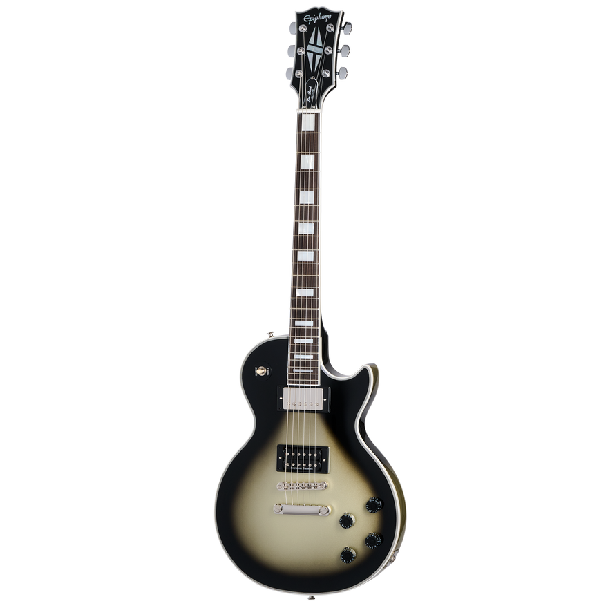 Epiphone Adam Jones 1979 Les Paul Custom, Antique Silverburst Electric Guitar Epiphone