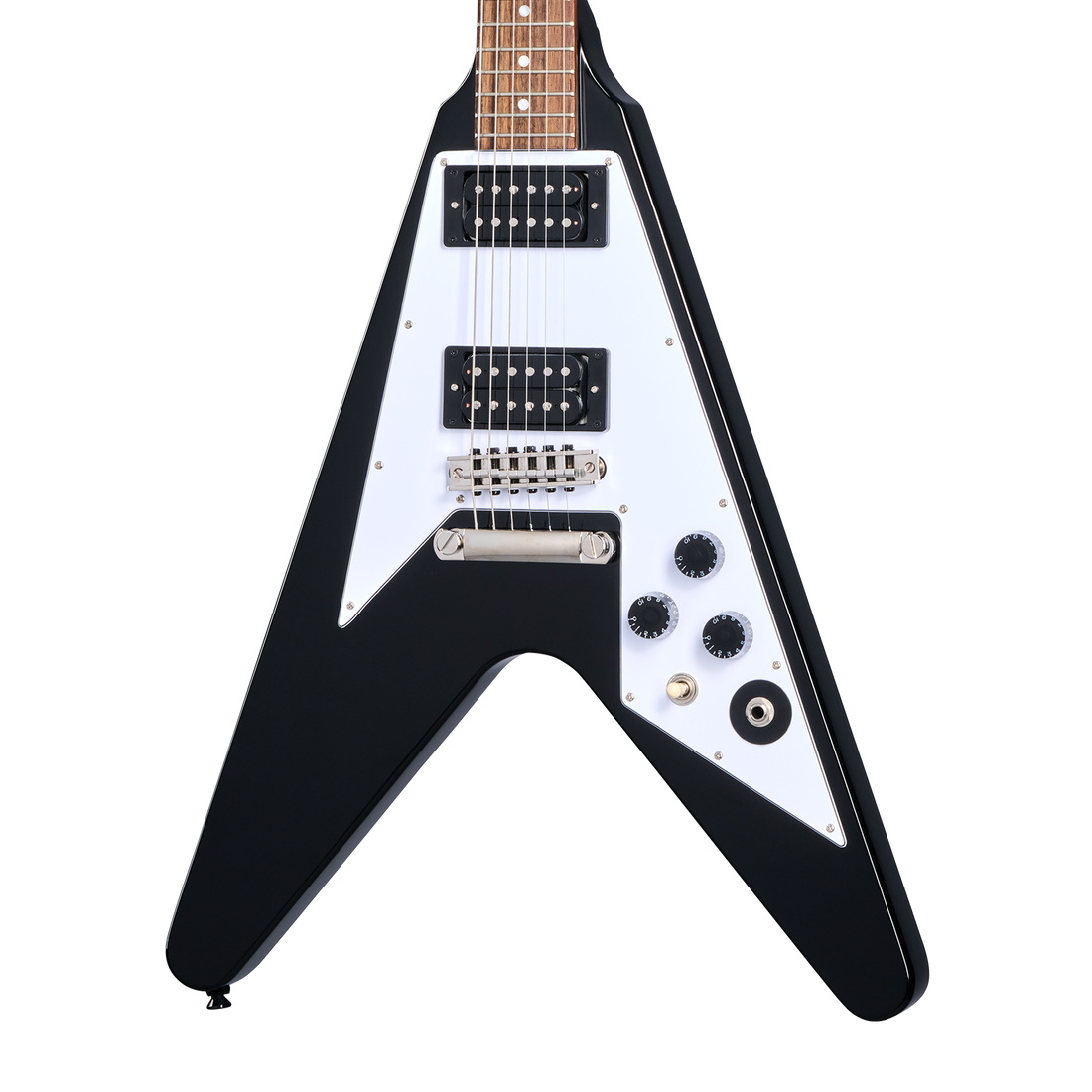 Epiphone Kirk Hammett 1979 Flying V, Ebony Electric Guitar Epiphone