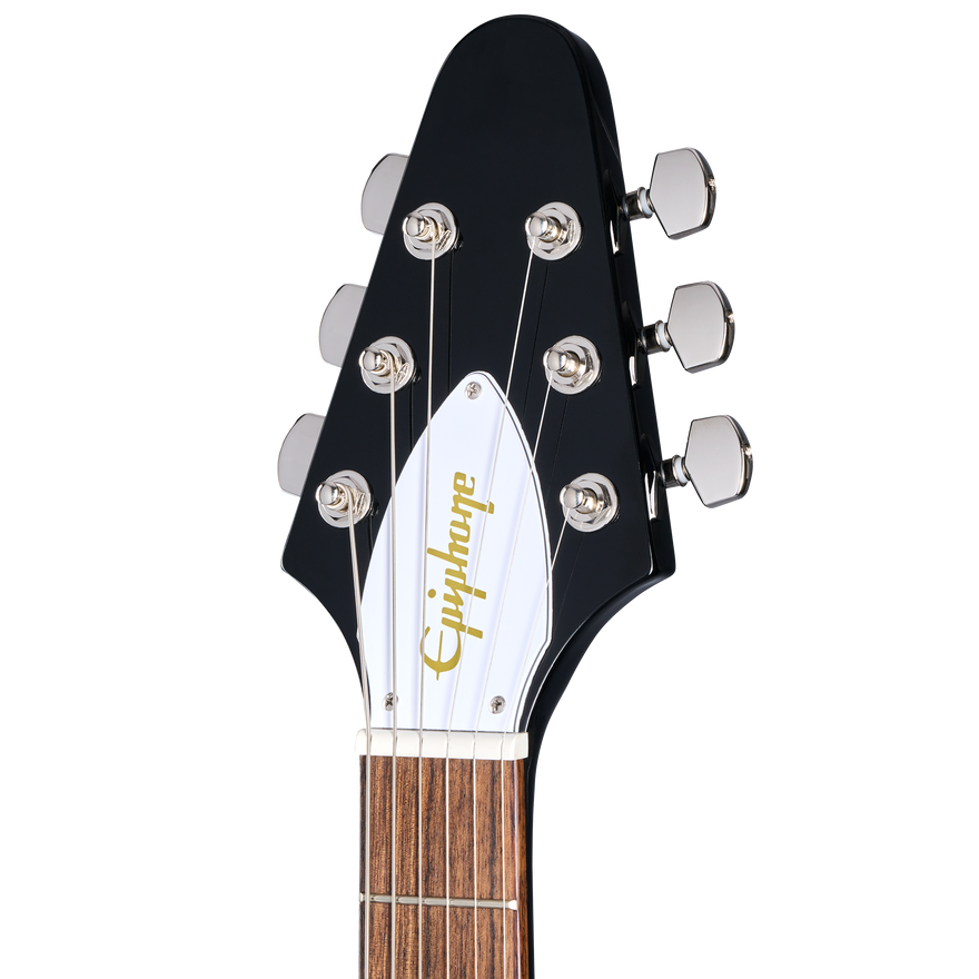 Epiphone Kirk Hammett 1979 Flying V, Ebony Electric Guitar Epiphone