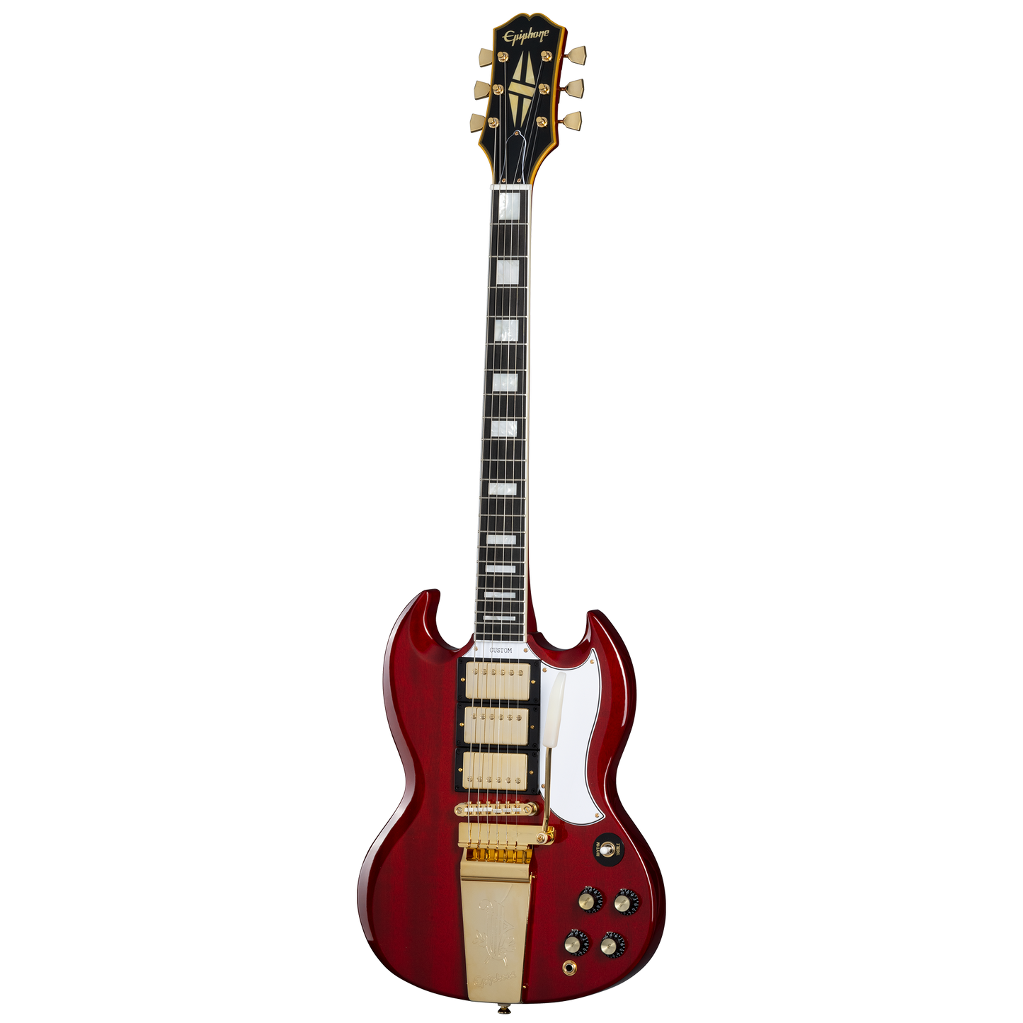 Epiphone Joe Bonamassa 1963 SG Custom, Dark Wine Red Electric Guitar Epiphone