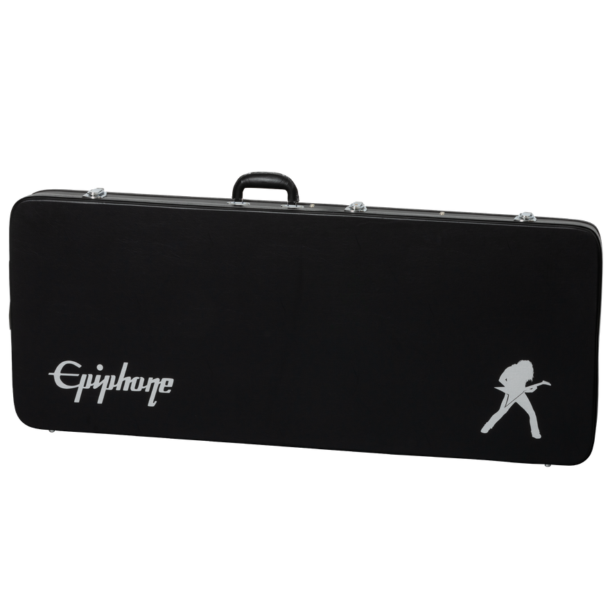 Epiphone Dave Mustaine Flying V Custom, Black Metallic Electric Guitar Epiphone