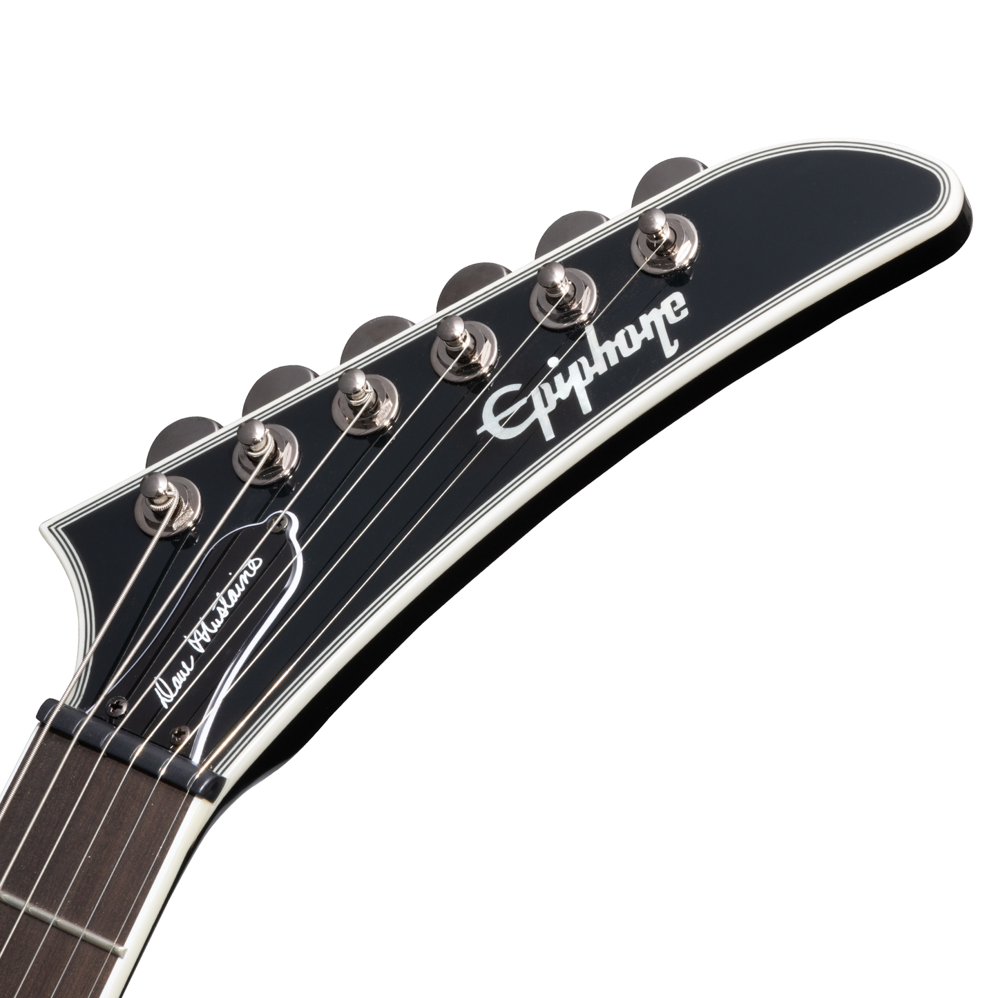 Epiphone Dave Mustaine Flying V Custom, Black Metallic Electric Guitar Epiphone