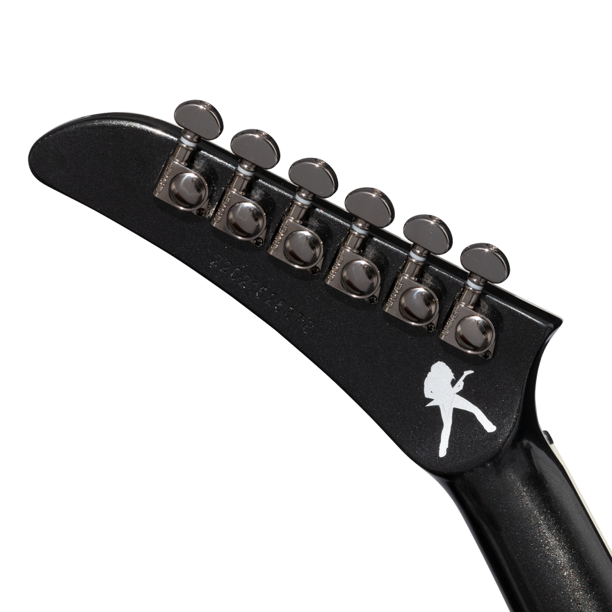 Epiphone Dave Mustaine Flying V Custom, Black Metallic Electric Guitar Epiphone