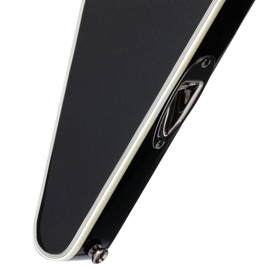 Epiphone Dave Mustaine Flying V Custom, Black Metallic Electric Guitar Epiphone