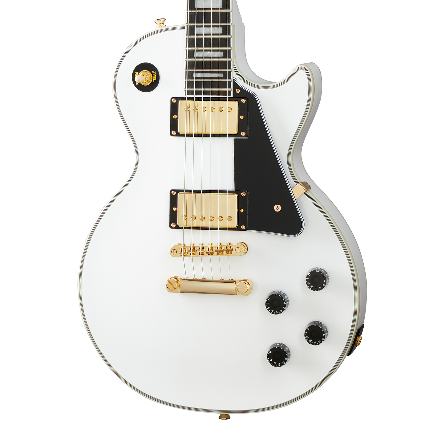Epiphone Les Paul Custom, Alpine White Electric Guitar Epiphone