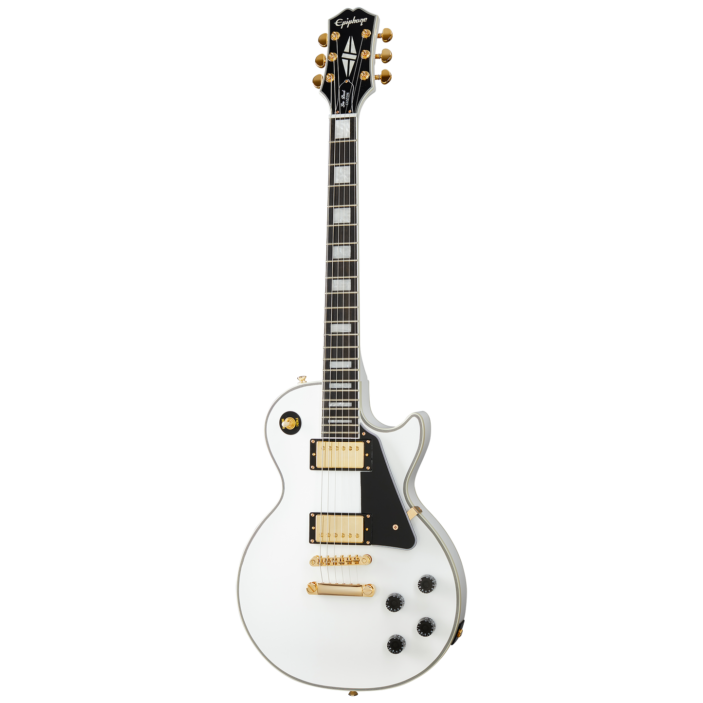 Epiphone Les Paul Custom, Alpine White Electric Guitar Epiphone