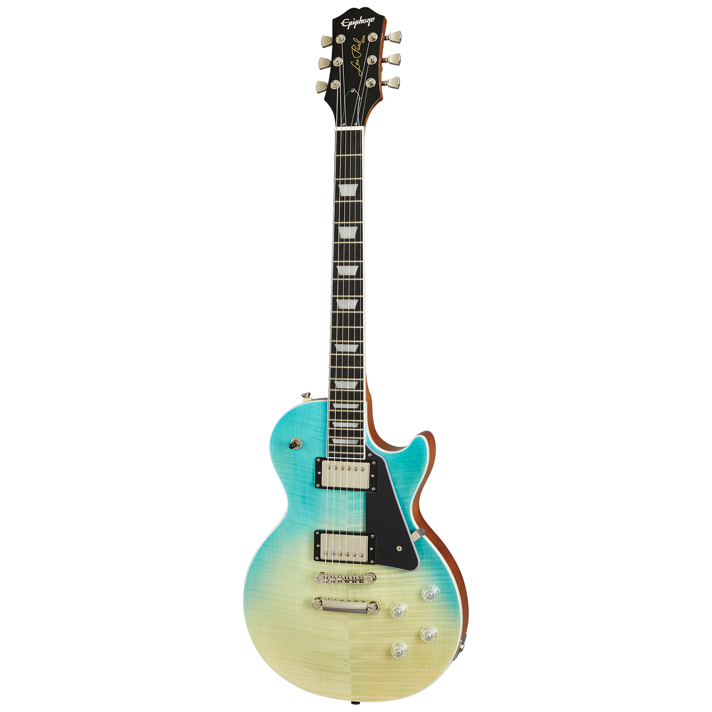 Epiphone Les Paul Modern Figured, Caribbean Blue Fade Electric Guitar Epiphone