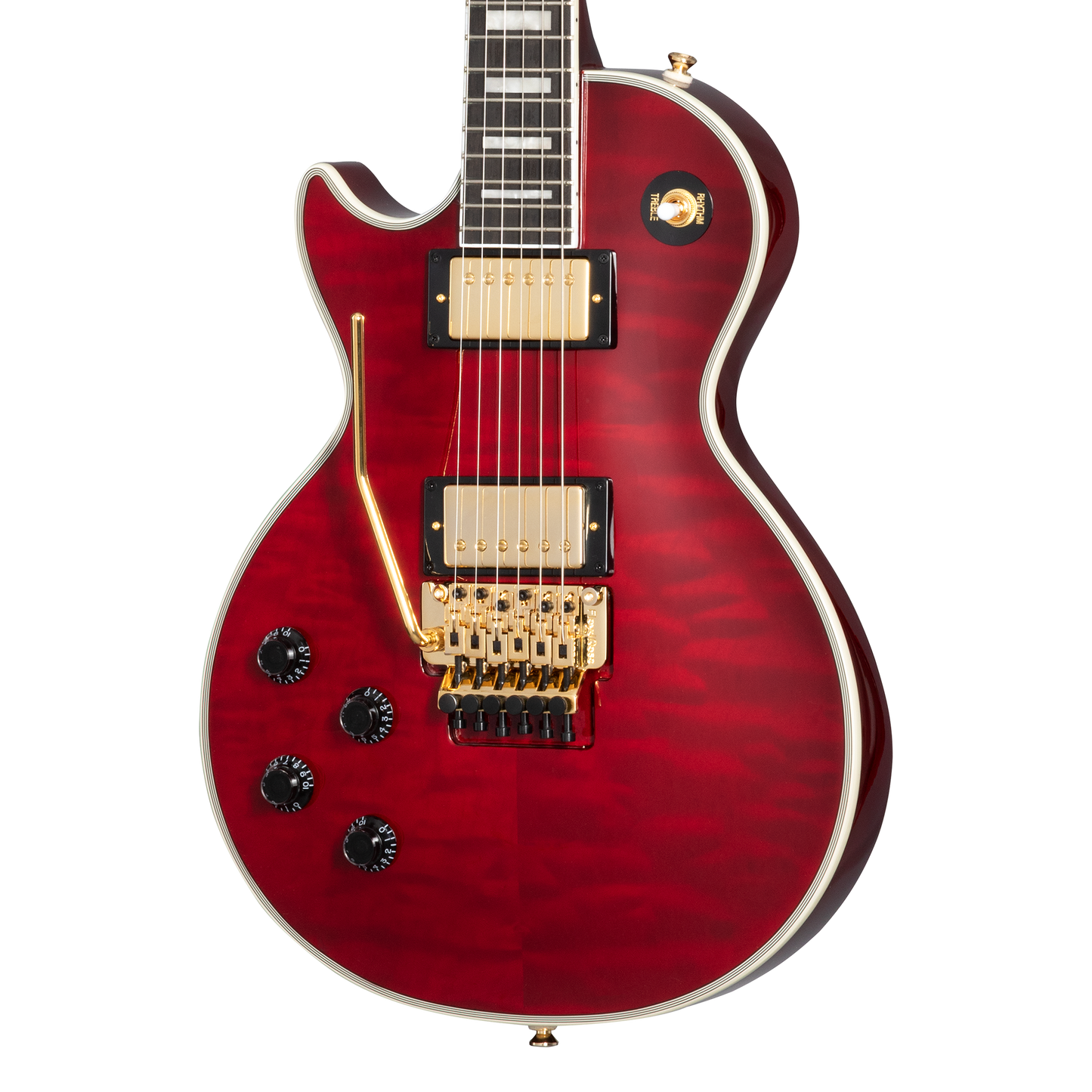 Epiphone Alex Lifeson Les Paul Custom Axcess, Left-Handed, Ruby Electric Guitar Epiphone