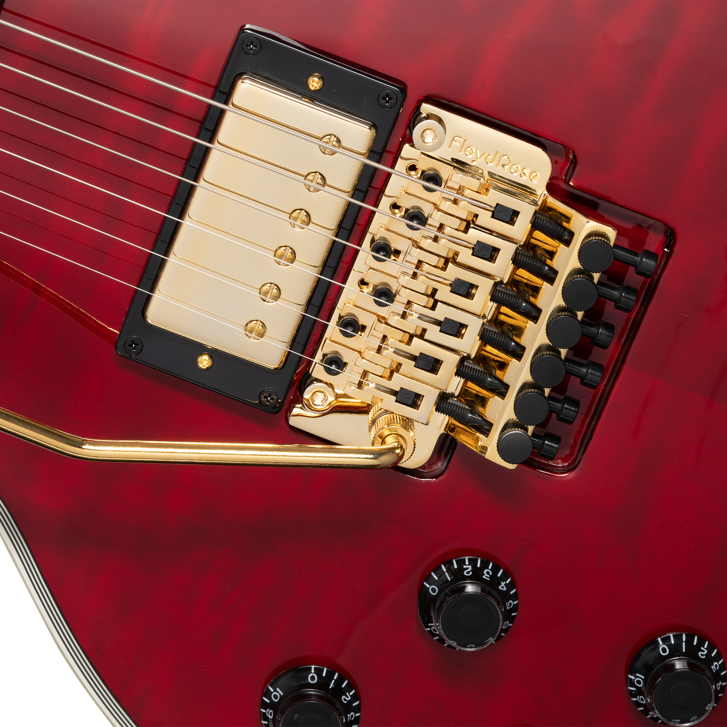 Epiphone Alex Lifeson Les Paul Custom Axcess, Left-Handed, Ruby Electric Guitar Epiphone