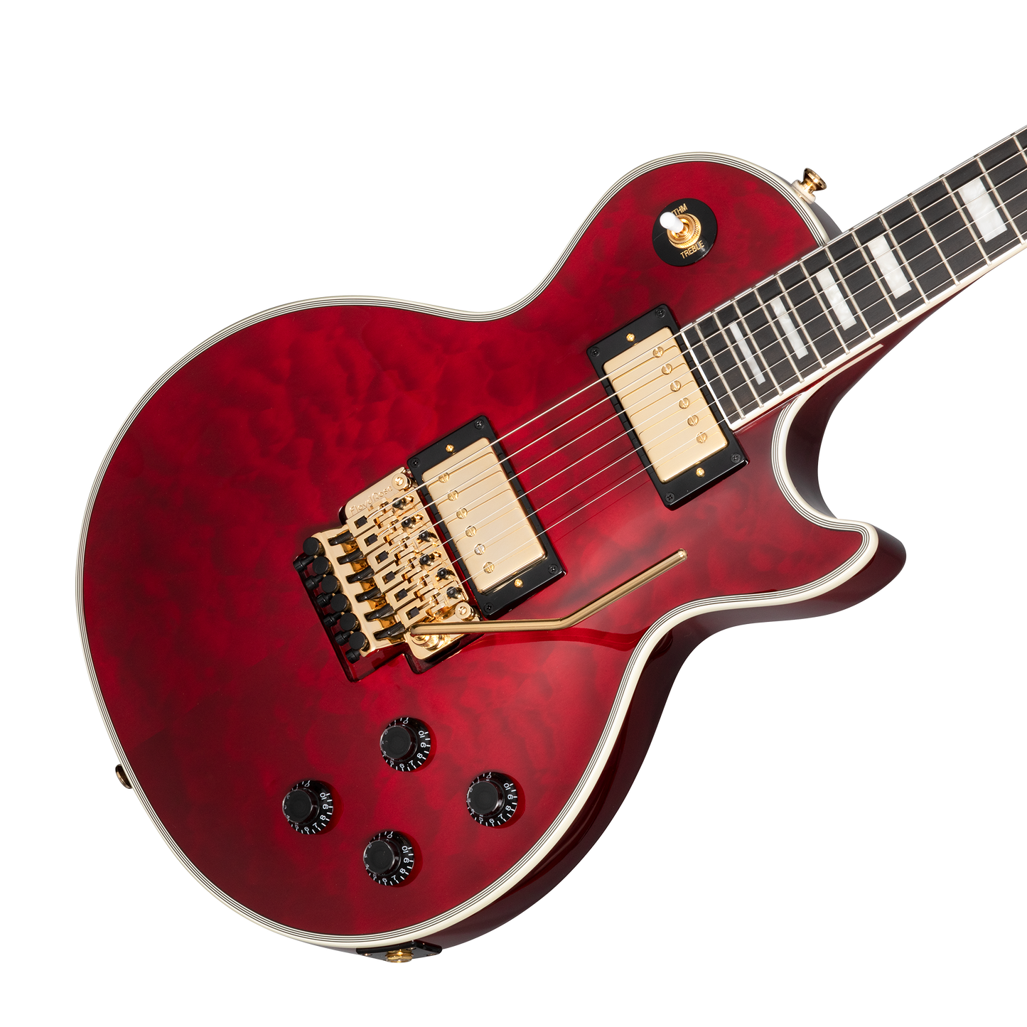 Epiphone Alex Lifeson Les Paul Custom Axcess, Ruby Electric Guitar Epiphone
