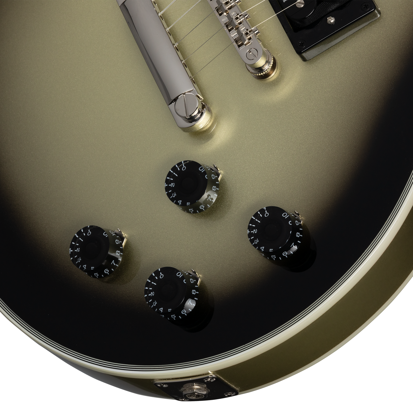 Epiphone Adam Jones Les Paul Custom Art Collection: Julie Heffernan's “Study For Self-Portrait with Rose Skirt and a Mouse", Antique Silverburst Electric Guitar Epiphone