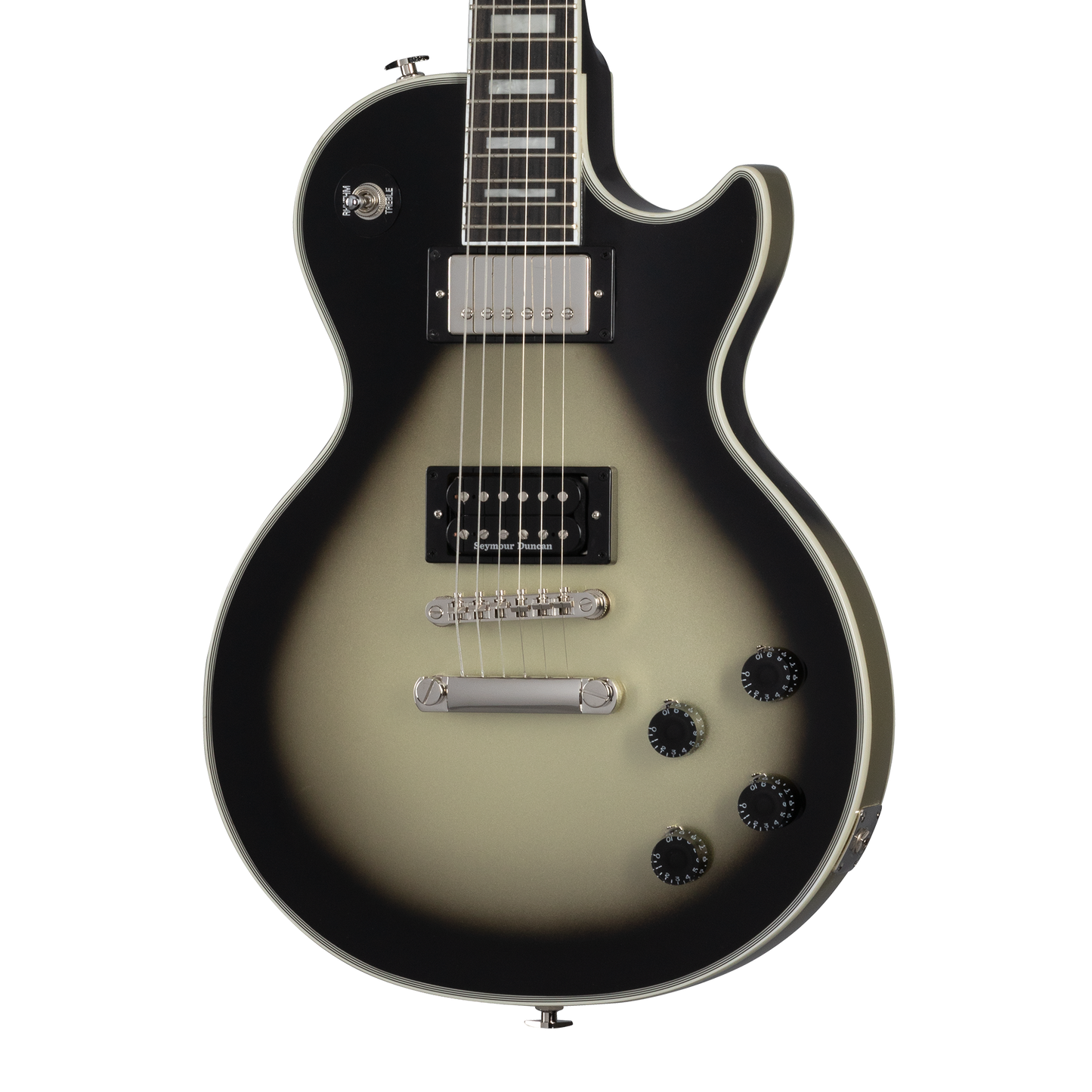 Epiphone Adam Jones Les Paul Custom Art Collection: Frazetta "The Berserker", Antique Silverburst Electric Guitar Epiphone