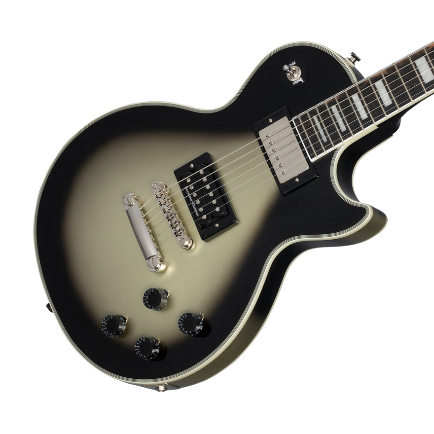 Epiphone Adam Jones Les Paul Custom Art Collection: Ernst Fuchs’ “ANTI-LAOKOON 1965”, Antique Silverburst Electric Guitar Epiphone