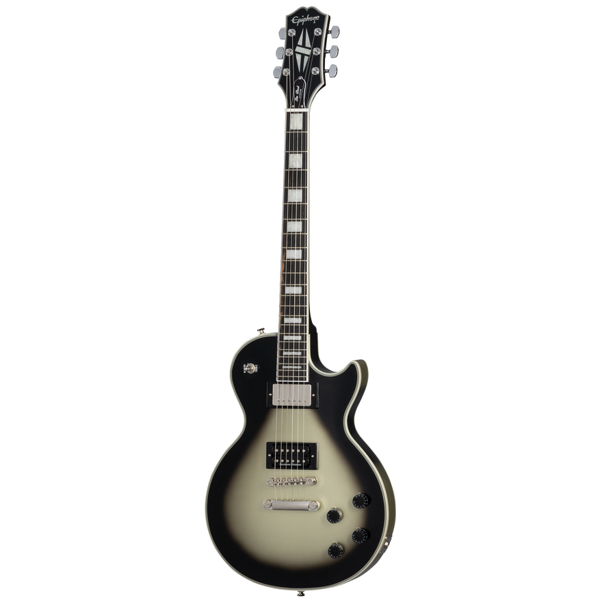 Epiphone Adam Jones Les Paul Custom Art Collection: Ernst Fuchs’ “ANTI-LAOKOON 1965”, Antique Silverburst Electric Guitar Epiphone