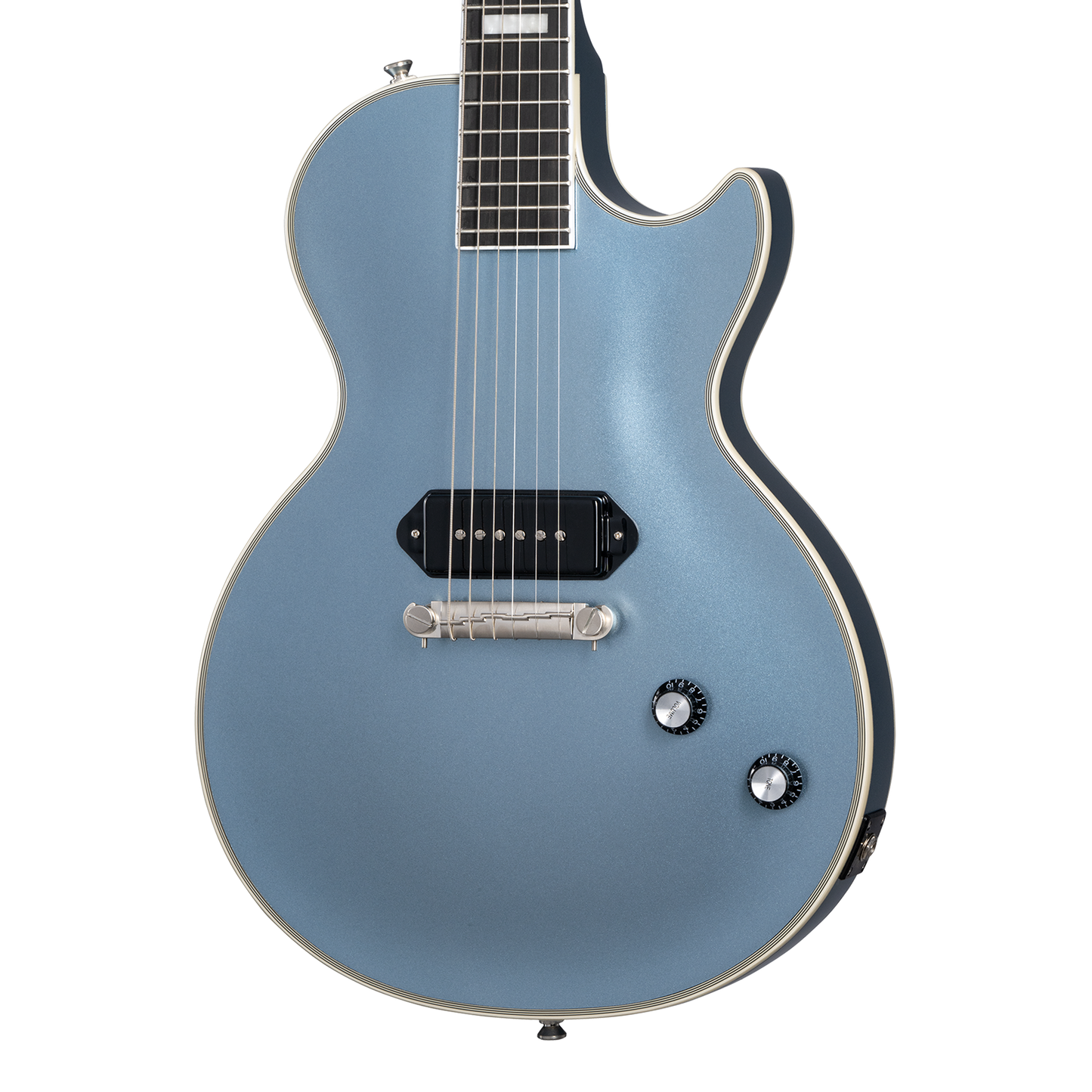 Epiphone Jared James Nichols "Blues Power" Les Paul Custom, Aged Pelham Blue Electric Guitar Epiphone