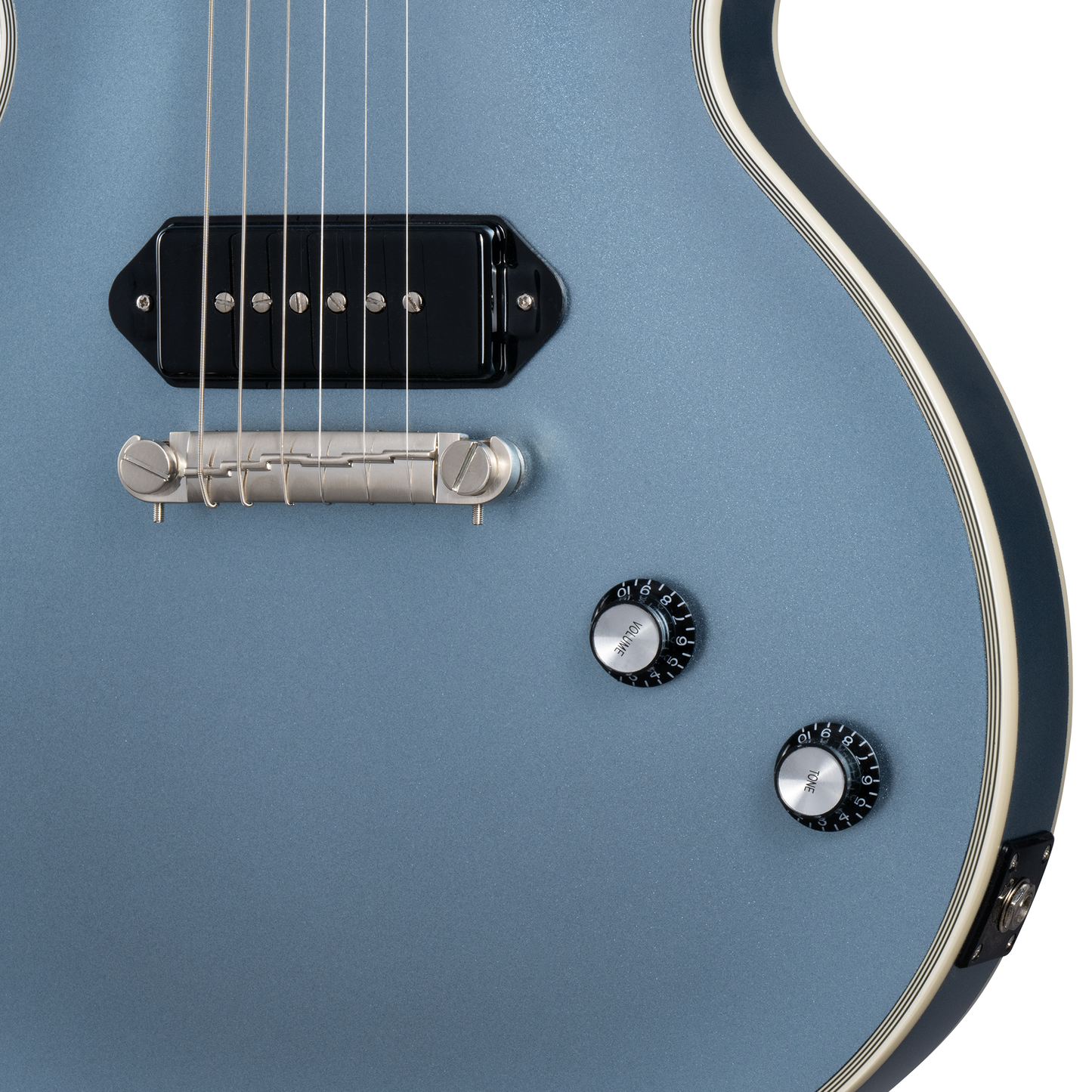 Epiphone Jared James Nichols "Blues Power" Les Paul Custom, Aged Pelham Blue Electric Guitar Epiphone