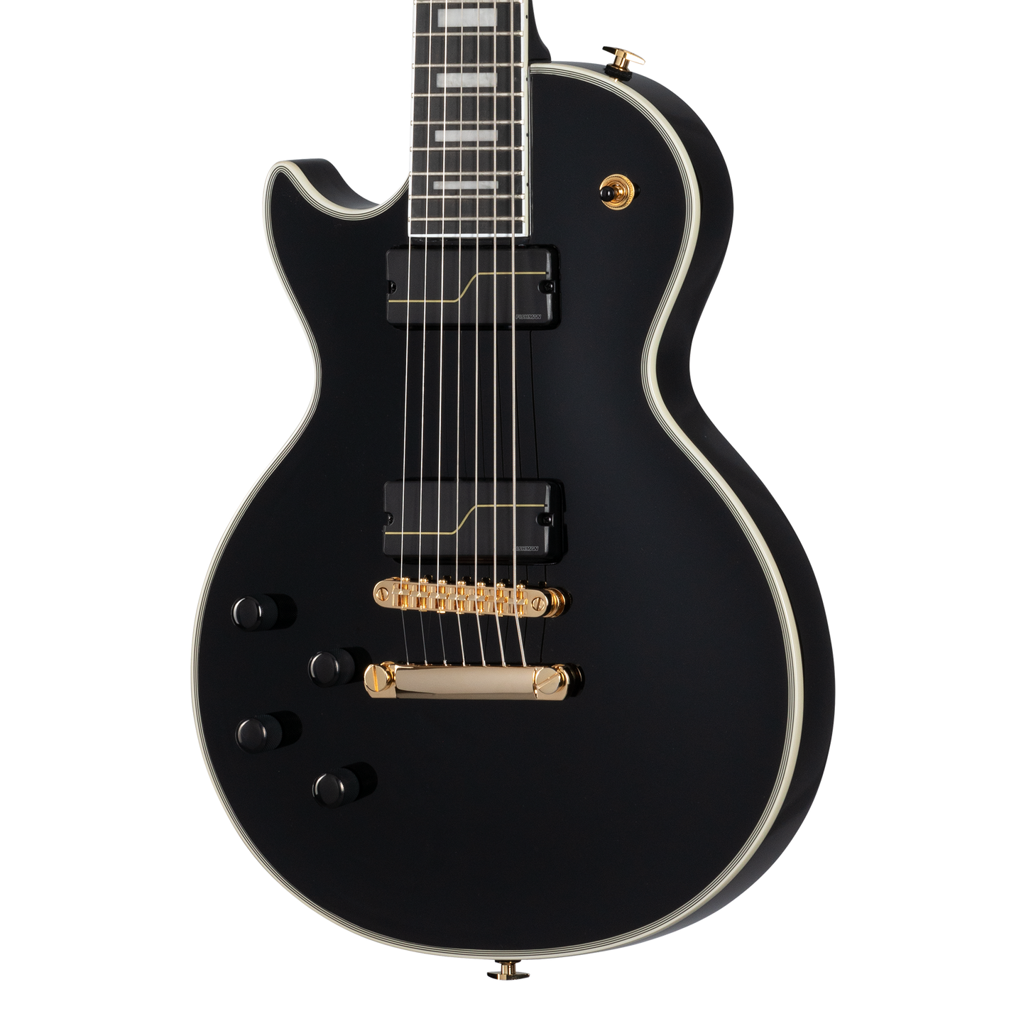 Epiphone Matt Heafy Les Paul Custom Origins 7-String, Left-Handed, Ebony Electric Guitar Epiphone