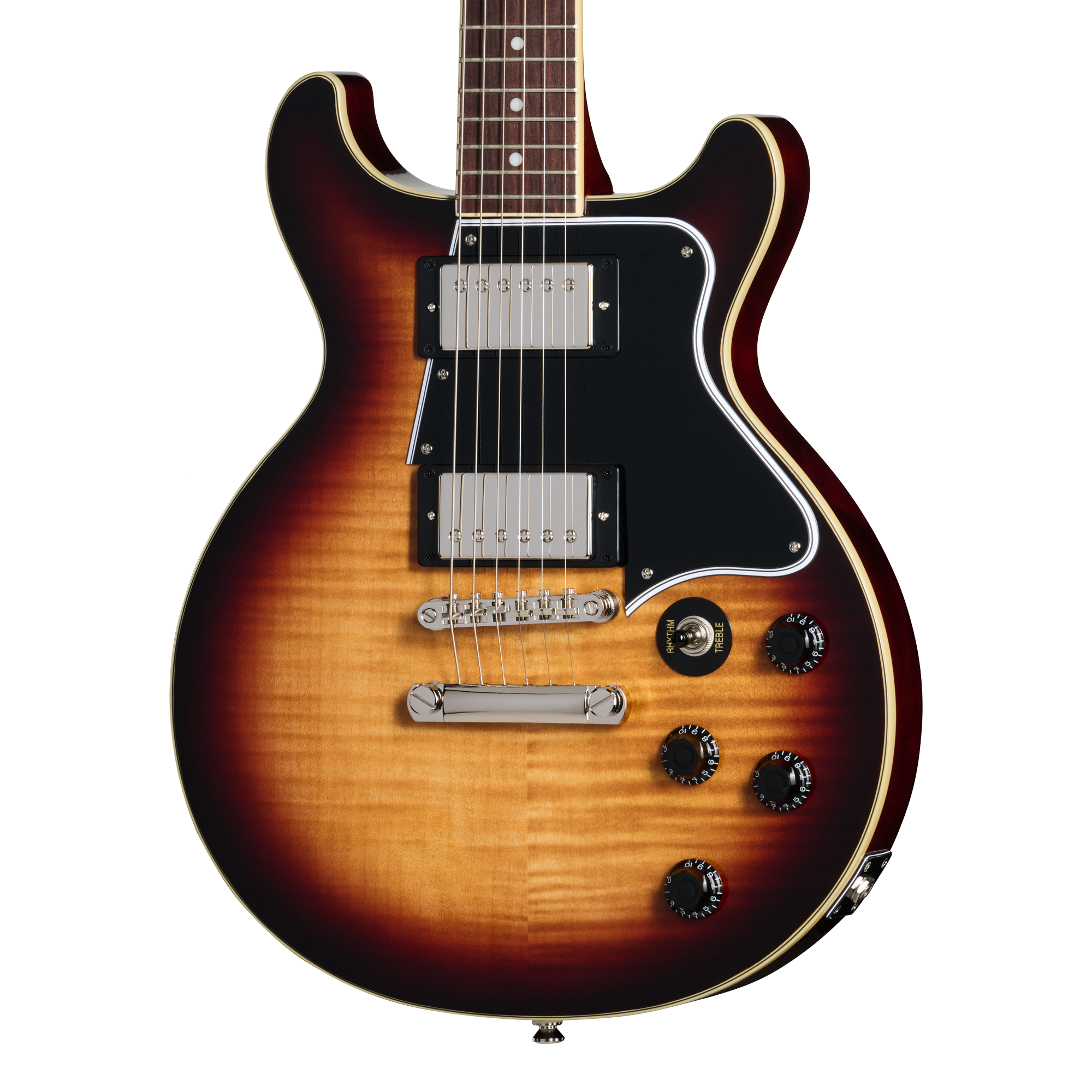 Epiphone Les Paul Special Double Cut Figured, Bourbon Burst – Gibson