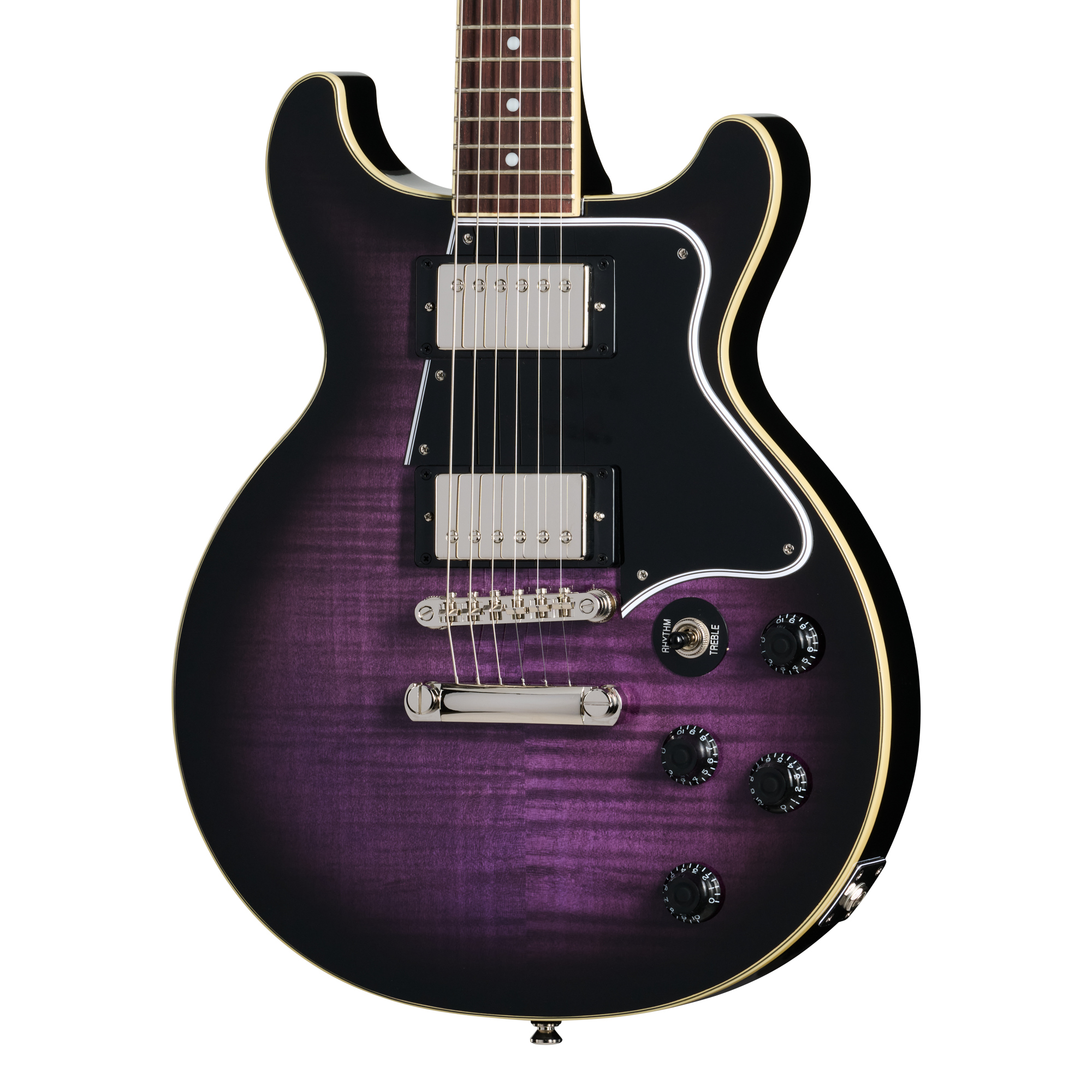 Epiphone Les Paul Special Double Cut Figured, Dark Purple Burst