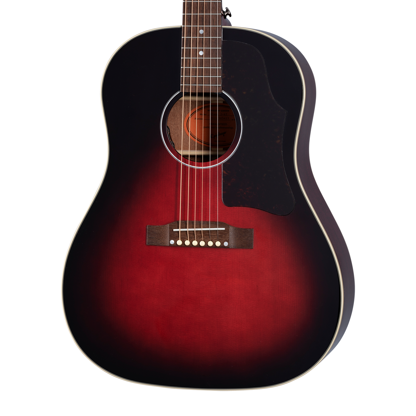 Epiphone Slash J-45, Vermillion Burst Acoustic Guitar Epiphone