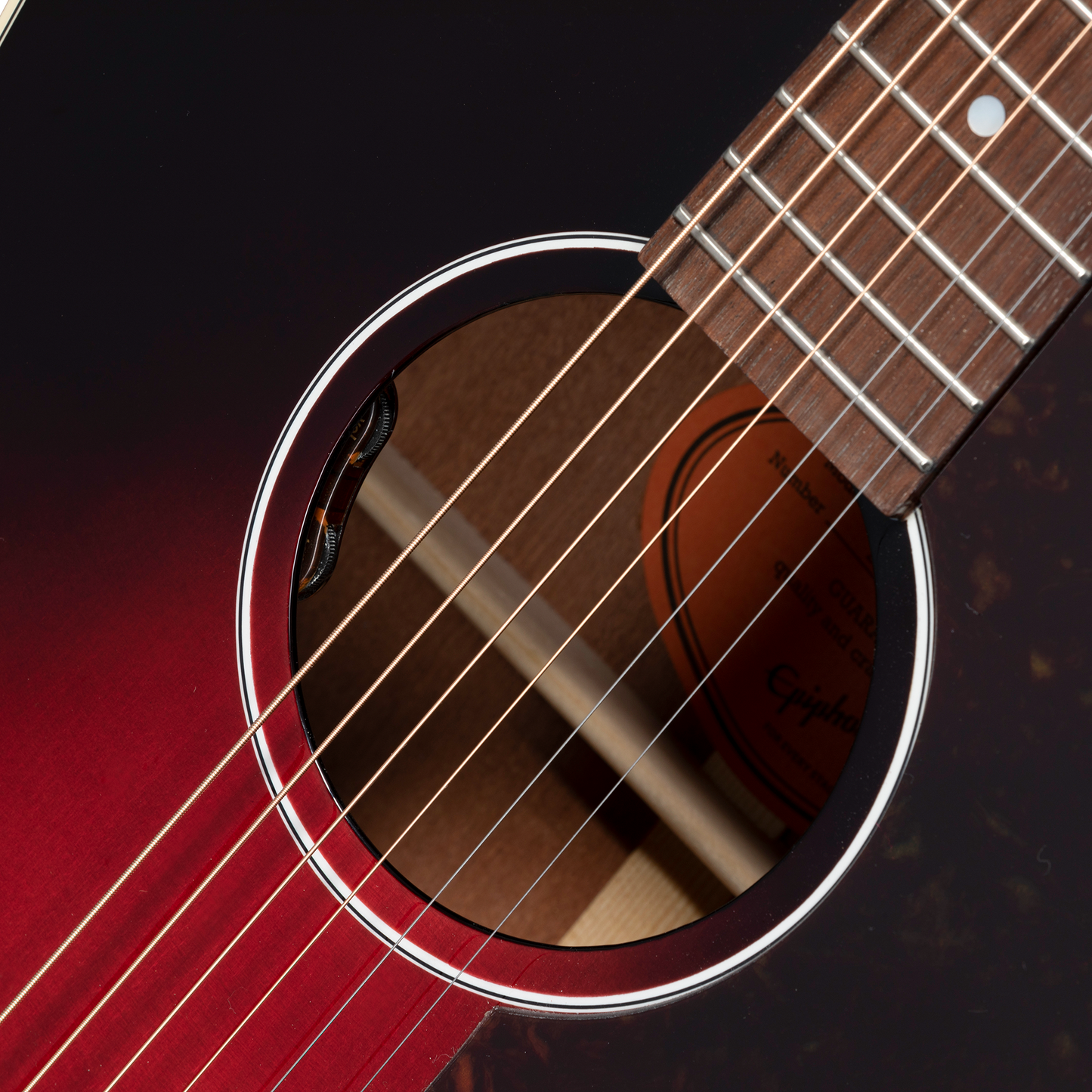 Epiphone Slash J-45, Vermillion Burst Acoustic Guitar Epiphone