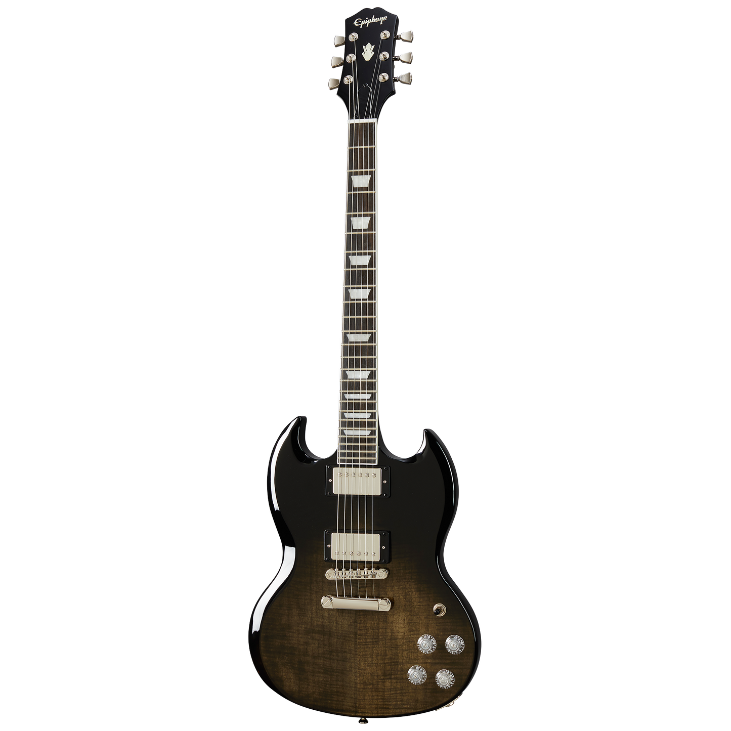 Epiphone SG Modern Figured, Trans Black Fade Electric Guitar Epiphone