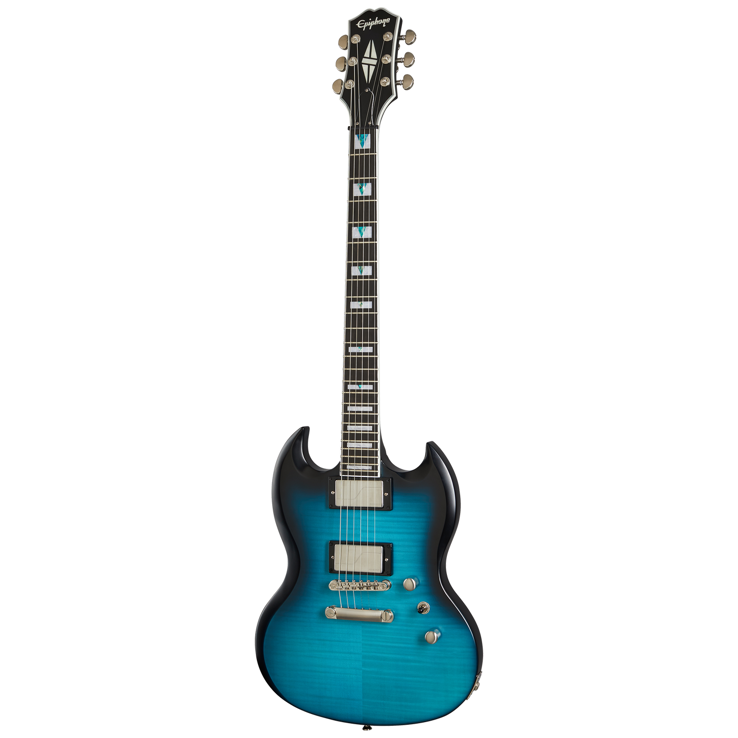 Epiphone SG Prophecy, Blue Tiger Aged Gloss Electric Guitar Epiphone