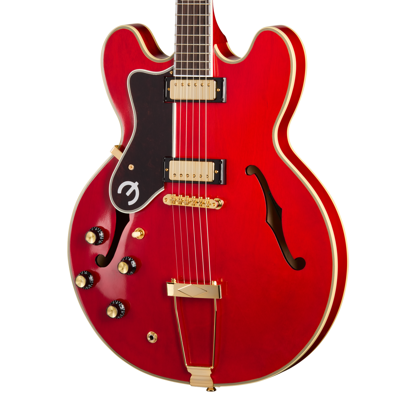 Epiphone Masterbilt Gem Archer Sheraton, Left-Handed, Cherry Red Electric Guitar Epiphone