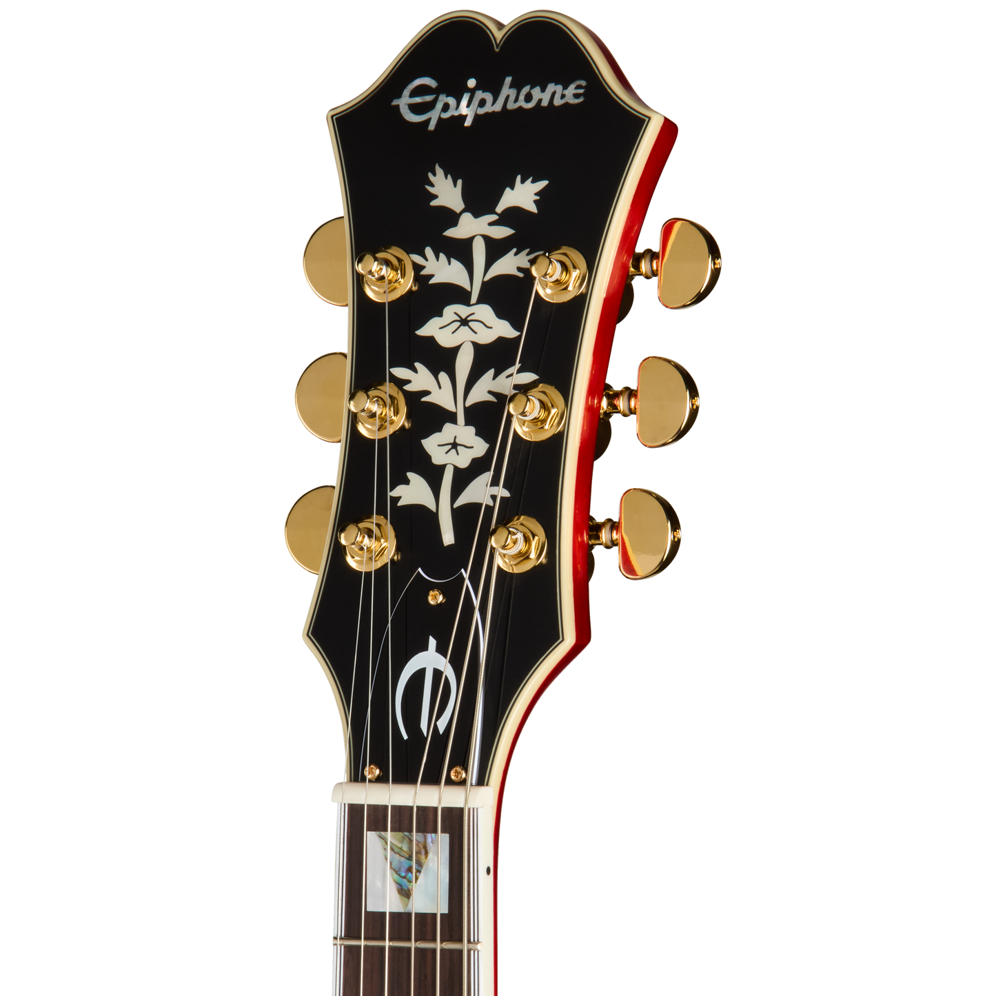 Epiphone Masterbilt Gem Archer Sheraton, Left-Handed, Cherry Red Electric Guitar Epiphone