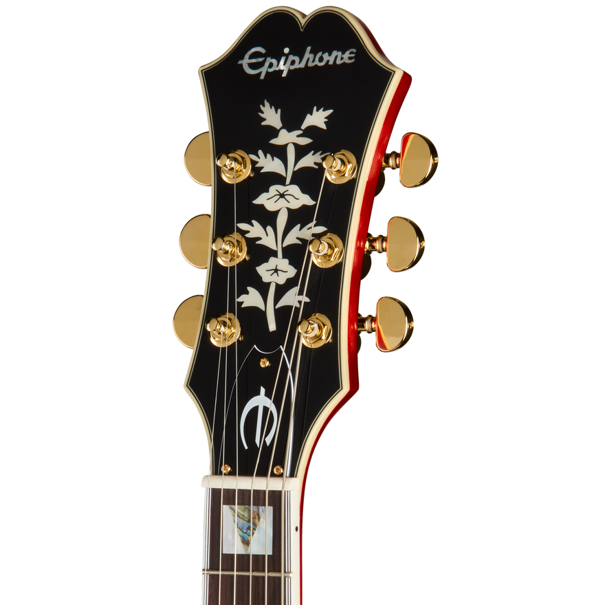 Epiphone Masterbilt Gem Archer Sheraton, Left-Handed, Cherry Red Electric Guitar Epiphone