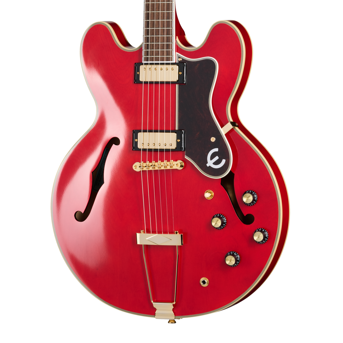 Epiphone Masterbilt Gem Archer Sheraton, Cherry Red Electric Guitar Epiphone