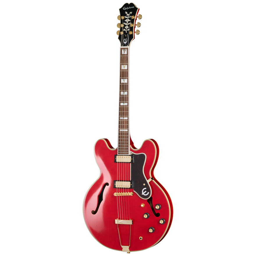 Epiphone Masterbilt Gem Archer Sheraton, Cherry Red Electric Guitar Epiphone