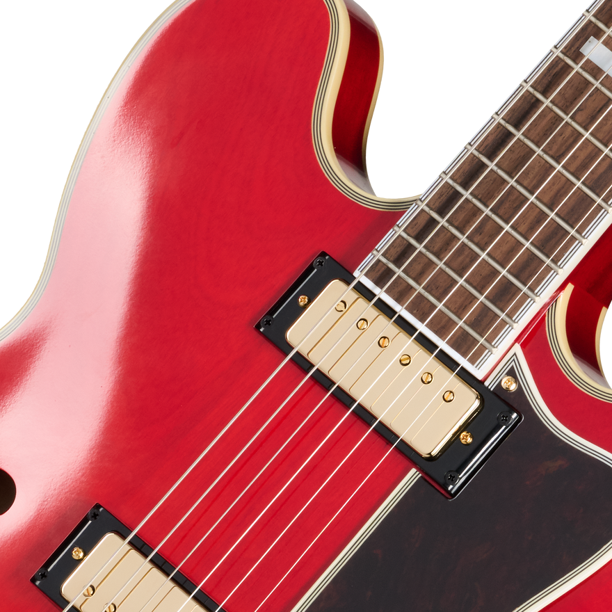 Epiphone Masterbilt Gem Archer Sheraton, Cherry Red Electric Guitar Epiphone