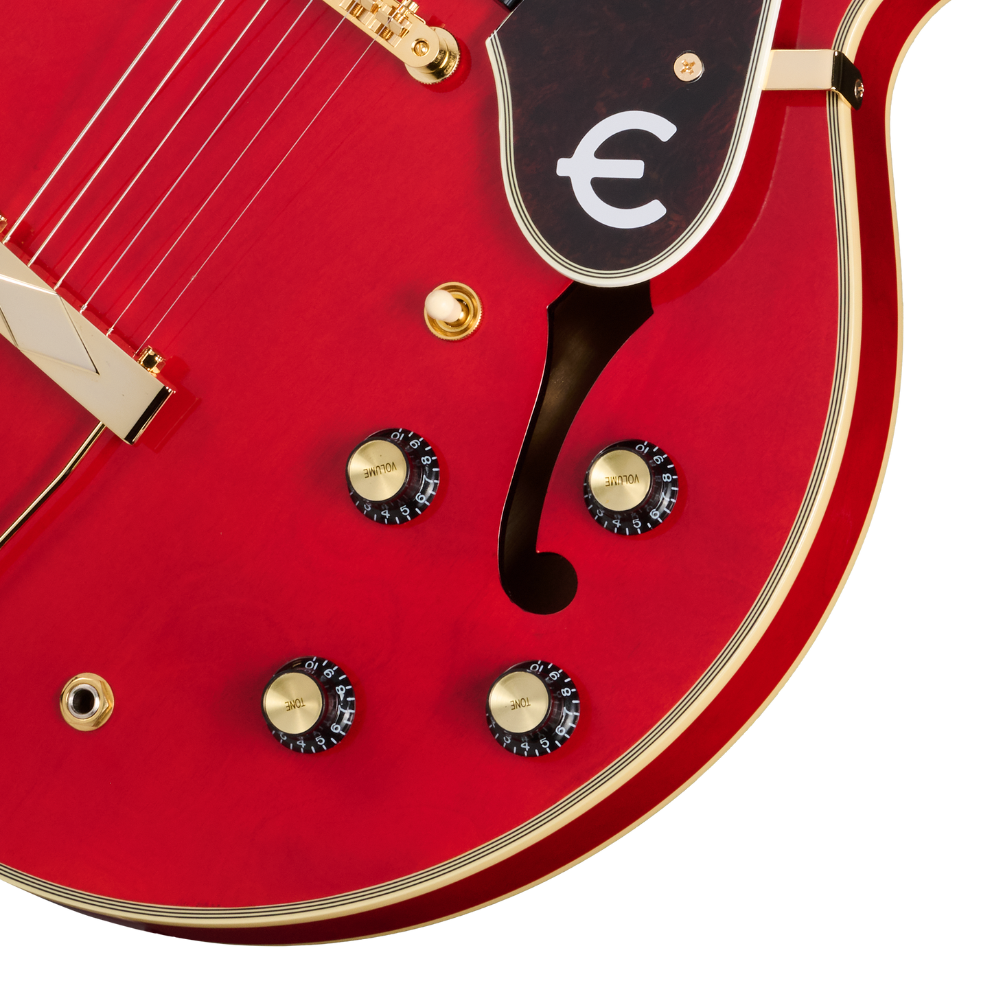 Epiphone Masterbilt Gem Archer Sheraton, Cherry Red Electric Guitar Epiphone