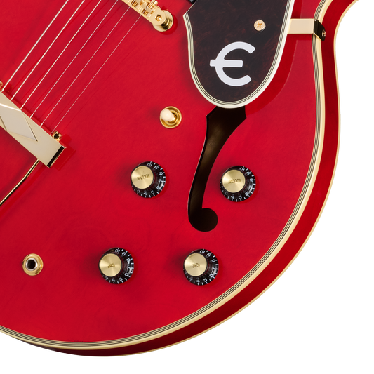 Epiphone Masterbilt Gem Archer Sheraton, Cherry Red Electric Guitar Epiphone