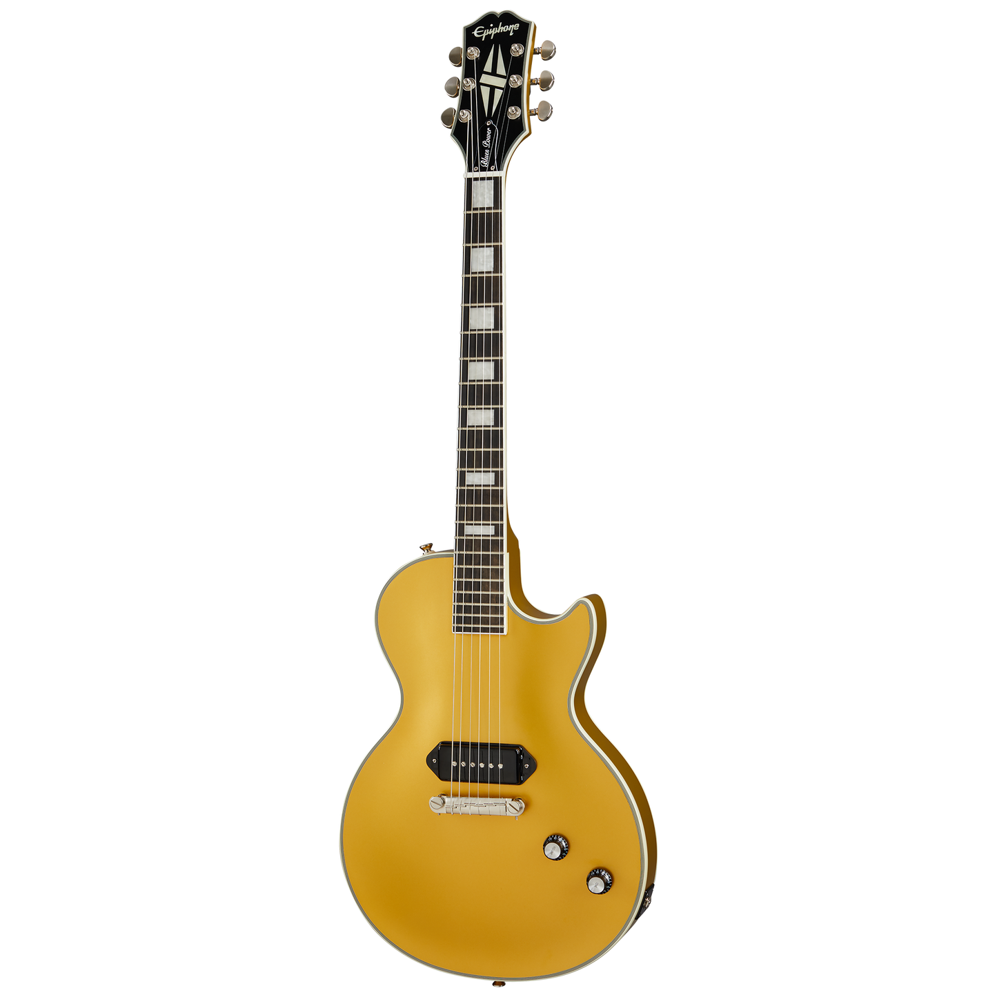Epiphone Jared James Nichols Gold Glory Les Paul Custom, Double Gold Vintage Aged Electric Guitar Epiphone