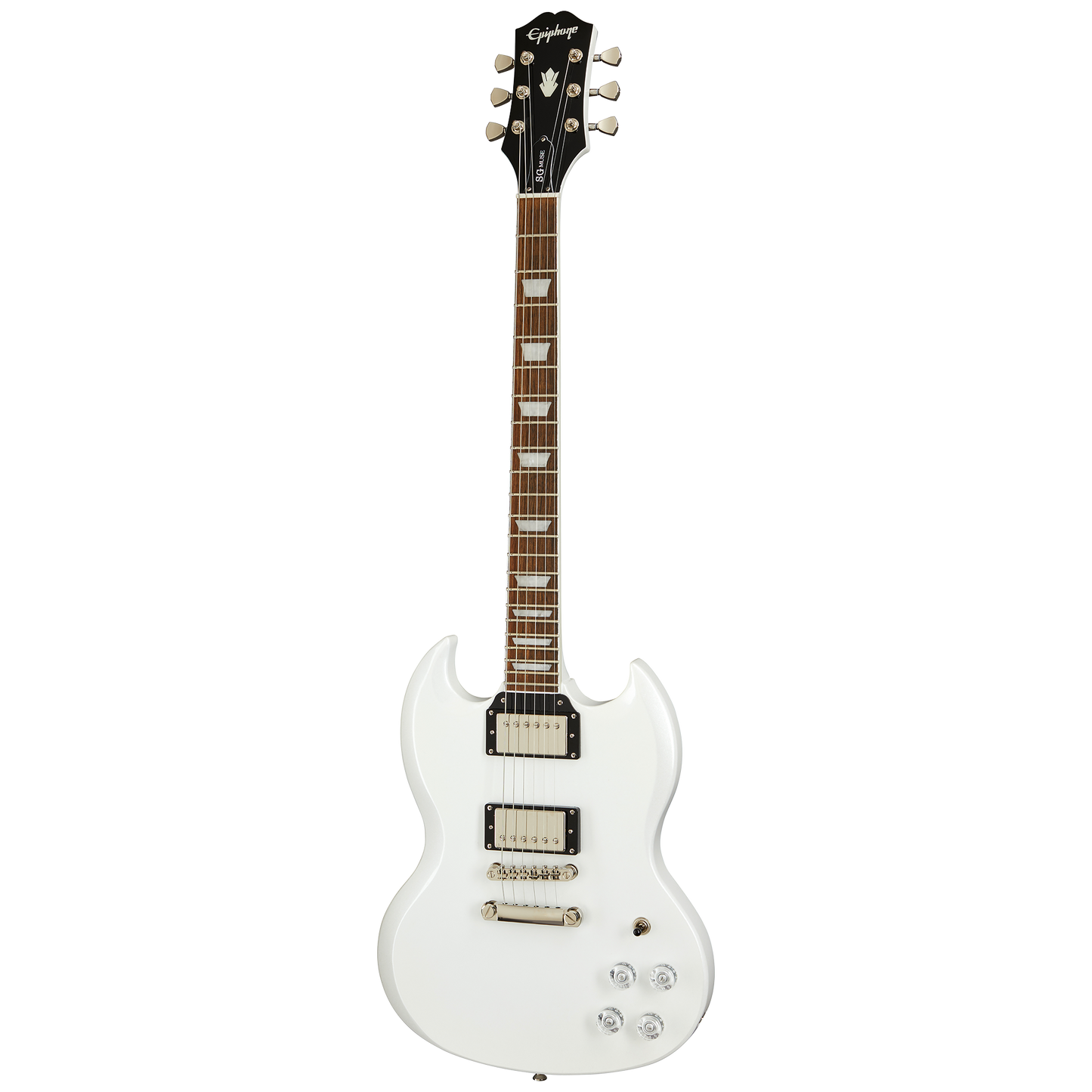 Epiphone SG Muse, Pearl White Metallic Electric Guitar Epiphone