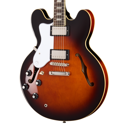 Epiphone Bonehead Riviera, Left-Handed, Dark Tobacco Sunburst Electric Guitar Epiphone