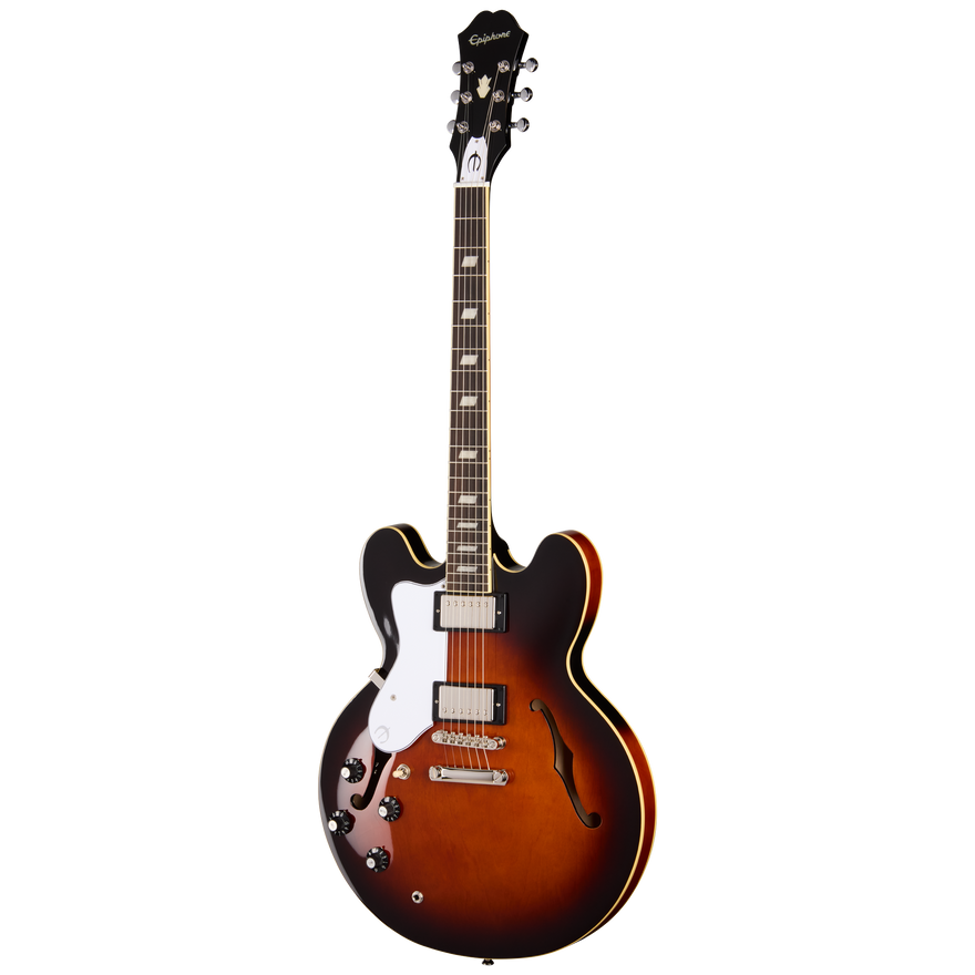 Epiphone Bonehead Riviera, Left-Handed, Dark Tobacco Sunburst Electric Guitar Epiphone