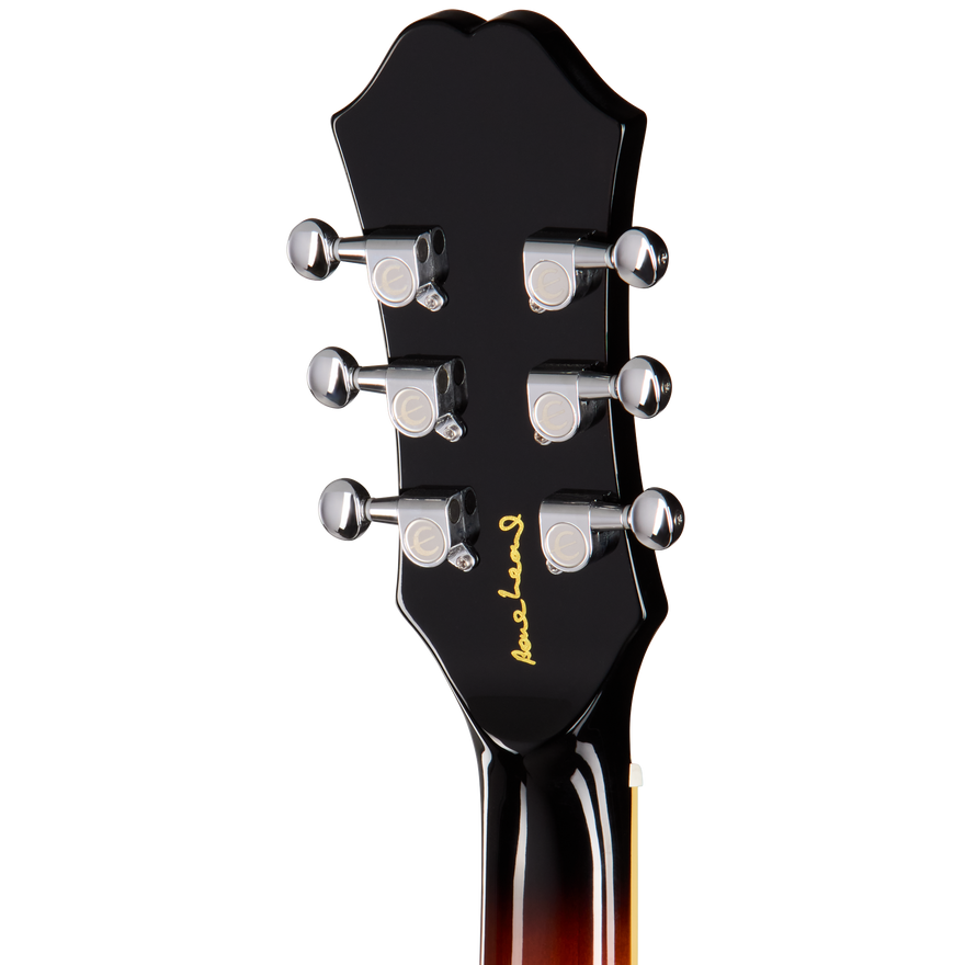 Epiphone Bonehead Riviera, Left-Handed, Dark Tobacco Sunburst Electric Guitar Epiphone