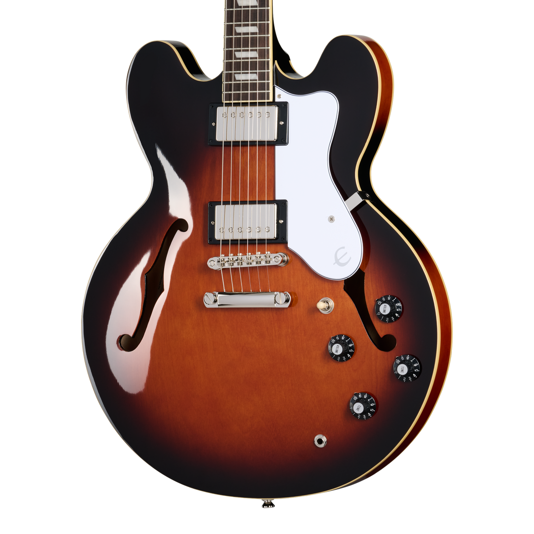Epiphone Bonehead Riviera, Dark Tobacco Sunburst Electric Guitar Epiphone