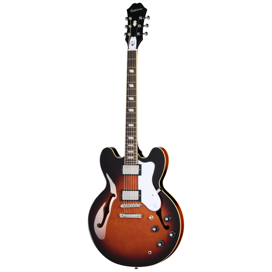 Epiphone Bonehead Riviera, Dark Tobacco Sunburst Electric Guitar Epiphone
