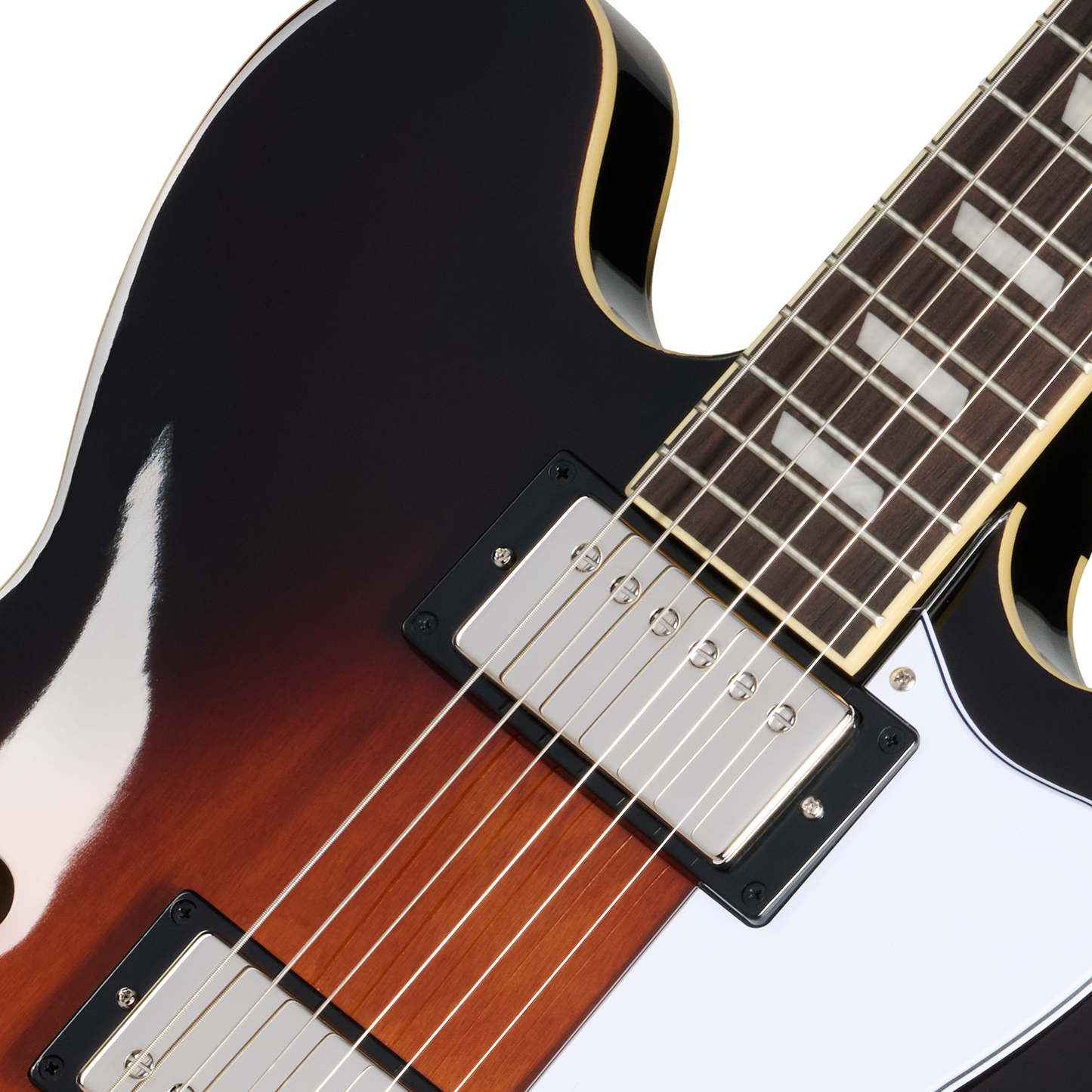 Epiphone Bonehead Riviera, Dark Tobacco Sunburst Electric Guitar Epiphone