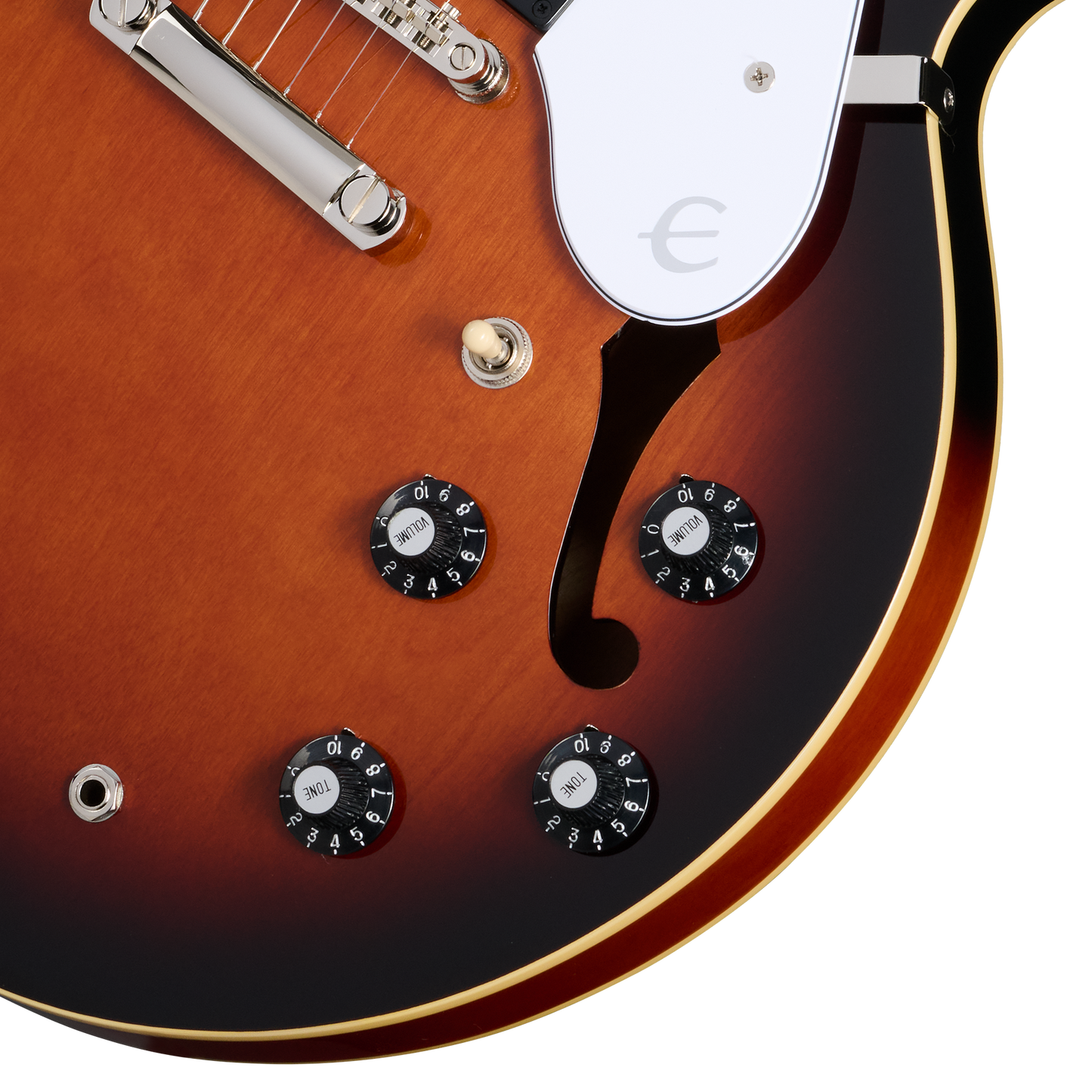 Epiphone Bonehead Riviera, Dark Tobacco Sunburst Electric Guitar Epiphone