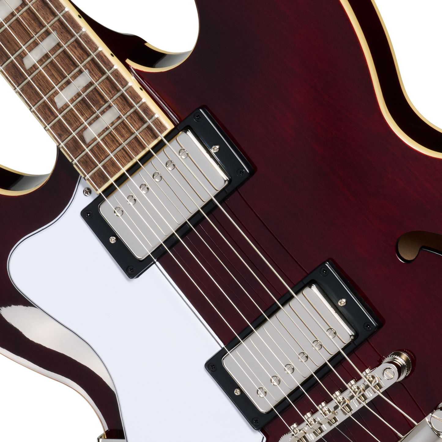Epiphone Noel Gallagher Riviera, Left-Handed, Dark Wine Red Electric Guitar Epiphone