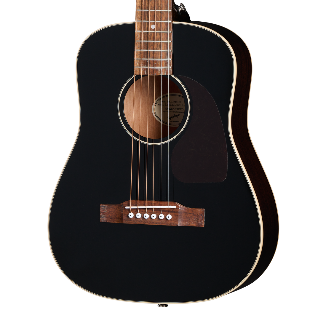 Epiphone J-45 Express, Ebony Acoustic Guitar Epiphone