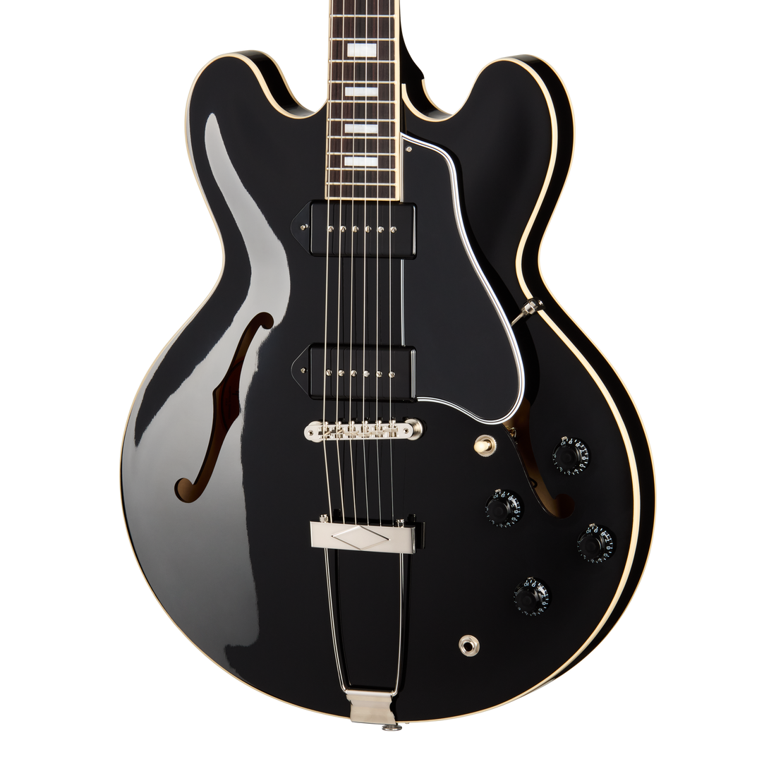 Gibson ES-330, Ebony, Exclusive Electric Guitar Gibson