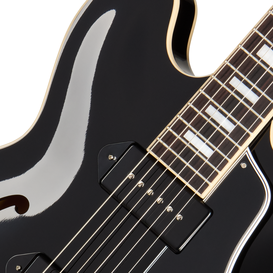 Gibson ES-330, Ebony, Exclusive Electric Guitar Gibson